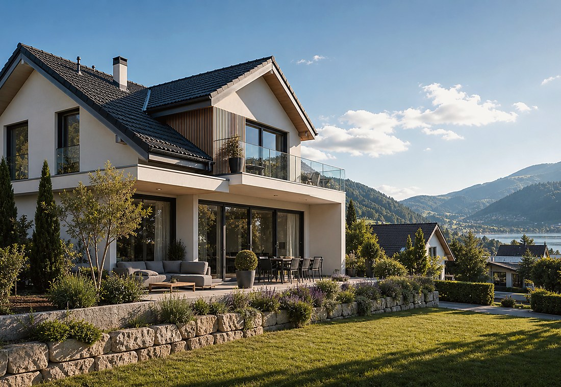 Visuel immobilier premium local pour Zuoz