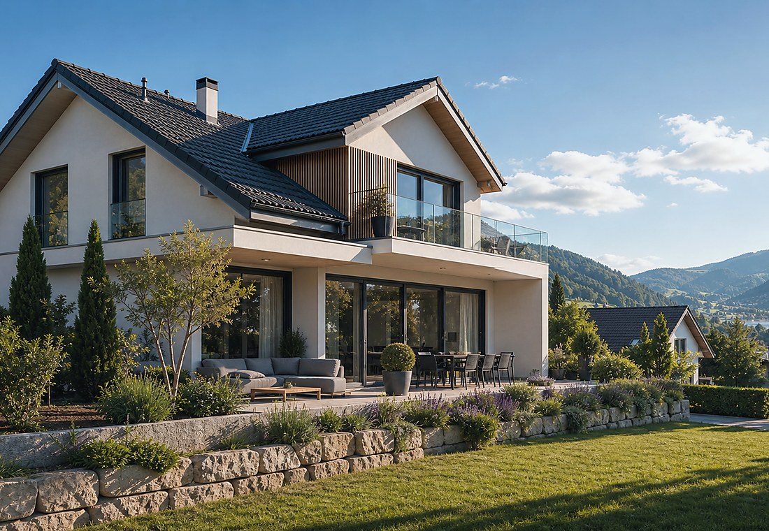 Visuel immobilier premium local pour Zwingen